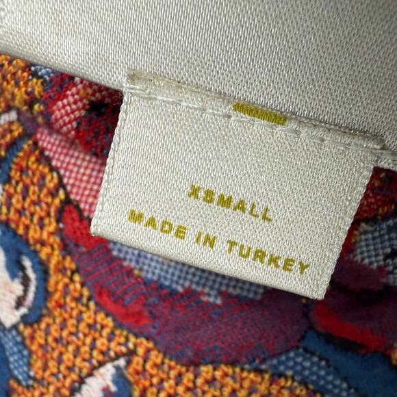 Maeve By Anthropologie Golden Bliss Floral Pencil Skirt - Picture 6 of 6